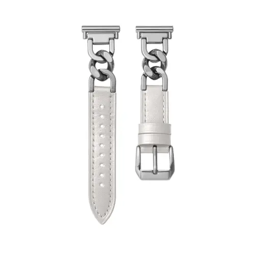 CHENSONG watch strap for Huawei, leather material, chain single loop belt, unisex