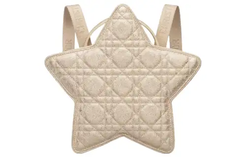 DIOR Sheepskin Backpack Kids' Light Gold