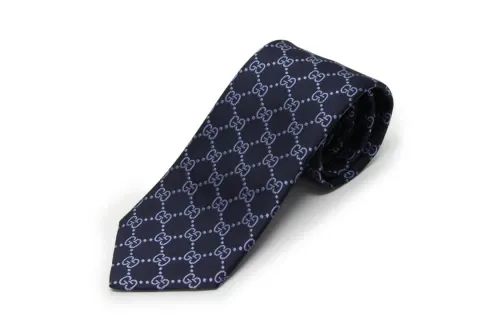 GUCCI Silk Cupro Ties Men's Blue