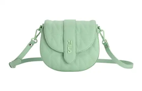 FILA Polyurethane Shoulder Bag, Crossbody Bag Regular Women's Light Bright Green