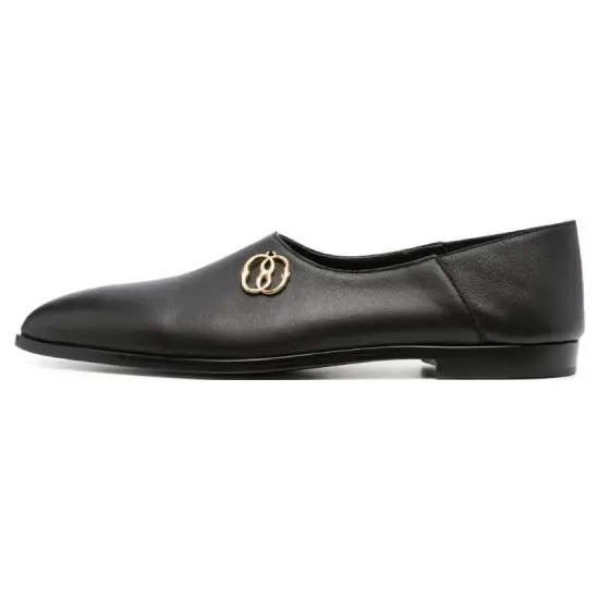 BALLY Pointed-toe Leather Loafers Women's