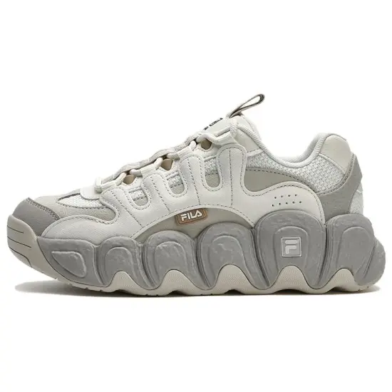FILA Croissant Chunky Sneakers 'White Grey' Women's