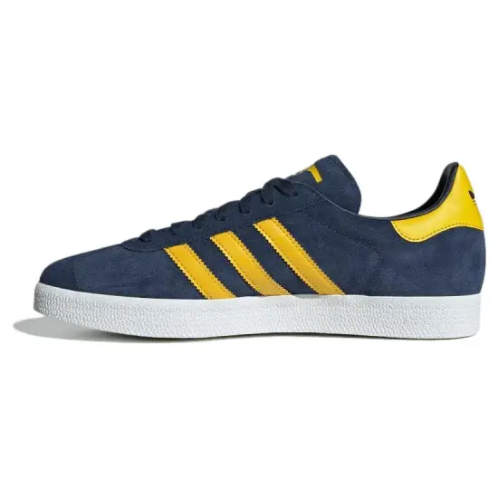adidas originals GAZELLE Skateboarding Shoes Collegiate Navy Tribe Yellow