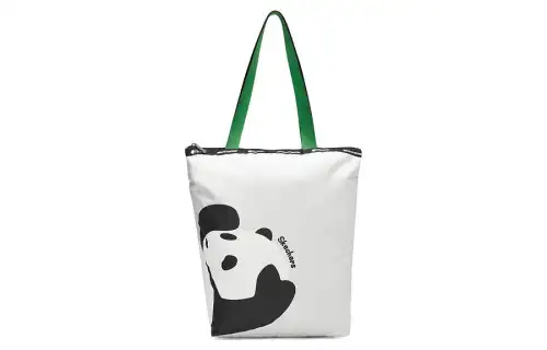 Skechers LeSportsac LePoesi, Collaboration Fabric Handbag, Shoulder Bag Medium Women's Rolling Panda
