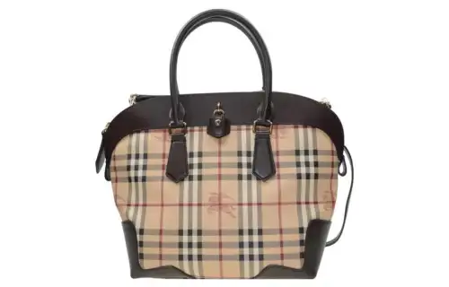Burberry PVC Handbag Women's Multicolor
