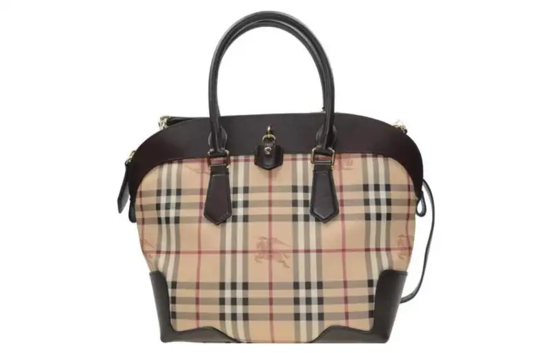 Burberry PVC Handbag Women's Multicolor