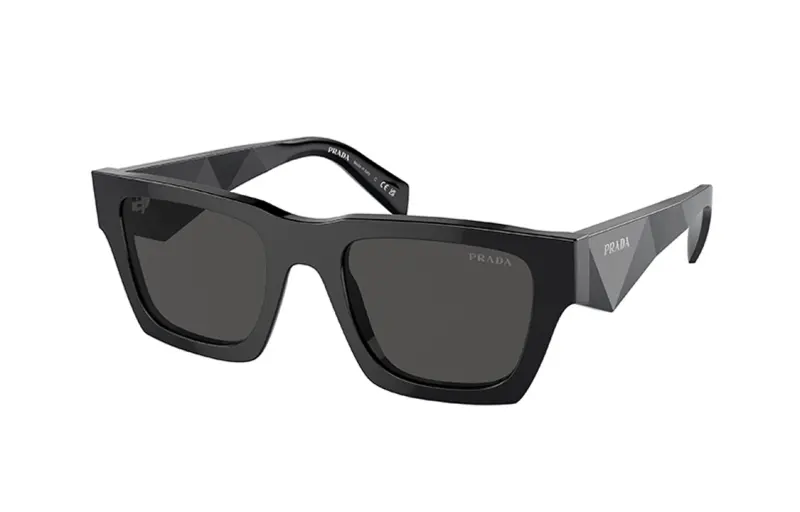 Prada logo-lettering square sunglasses
