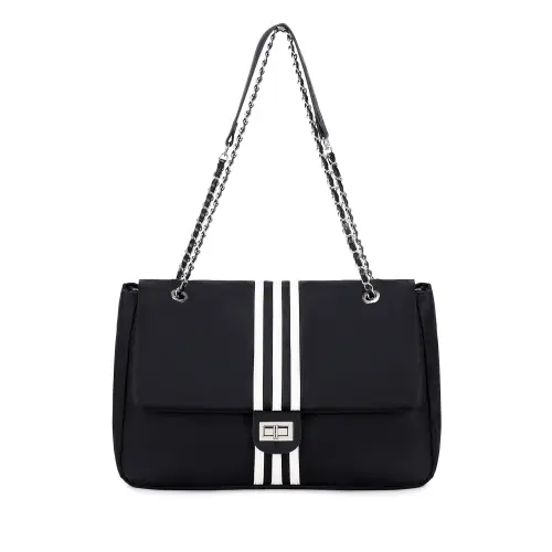 UNITE STAR Fashionable universal capacious ultra light nylon one-shoulder bag for leisure, Chanel style