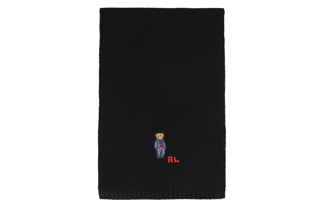 Polo Ralph Lauren Knit Scarves Men's Black