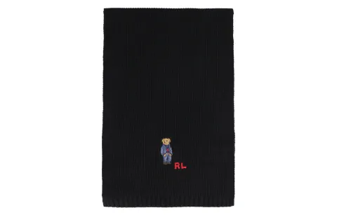 Polo Ralph Lauren Knit Scarves Men's Black