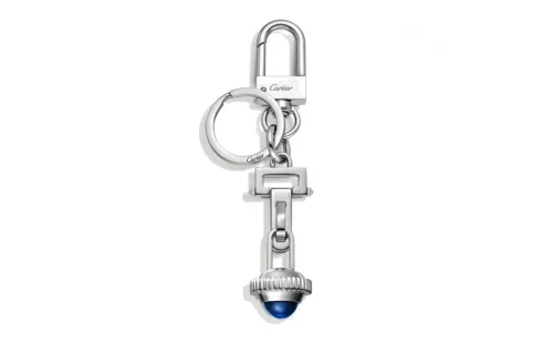 CARTIER Keychains Unisex Silver