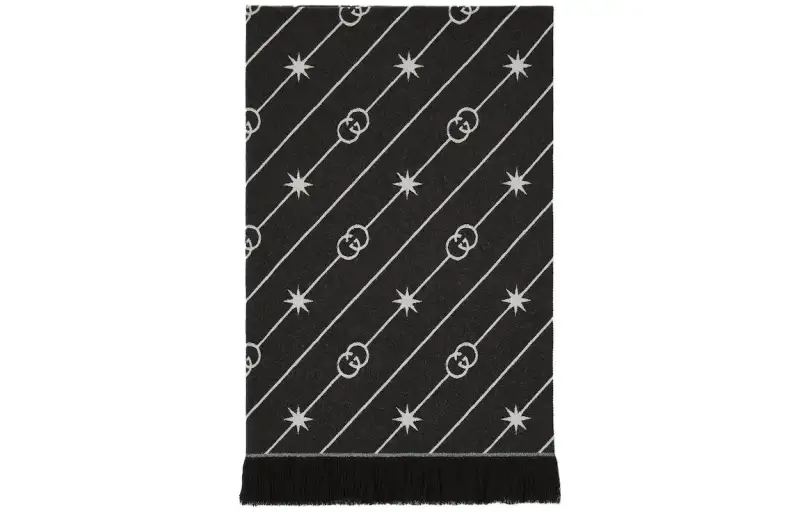 GUCCI Cashmere black duvet, 30x, 185cm