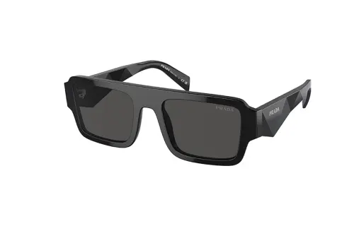 PRADA Rectangular Sunglasses Men's Black