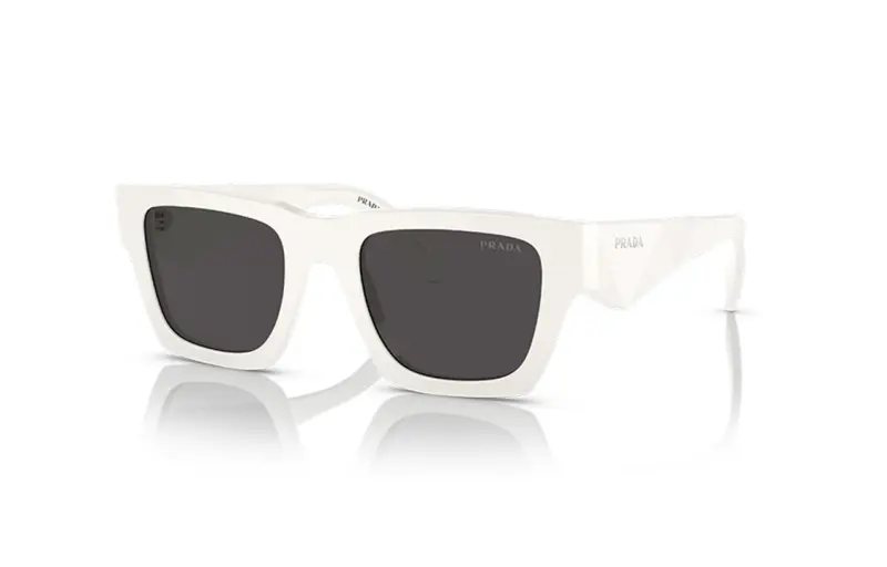 Prada logo-lettering square sunglasses