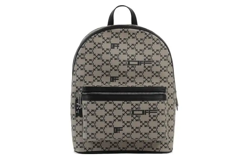 OFF WHITE With Cotton Backpack Men's Brown Black