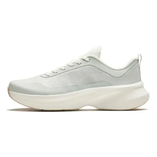 ANTA Training Shoes Women's Low-Top White Gray Green/Ivory White