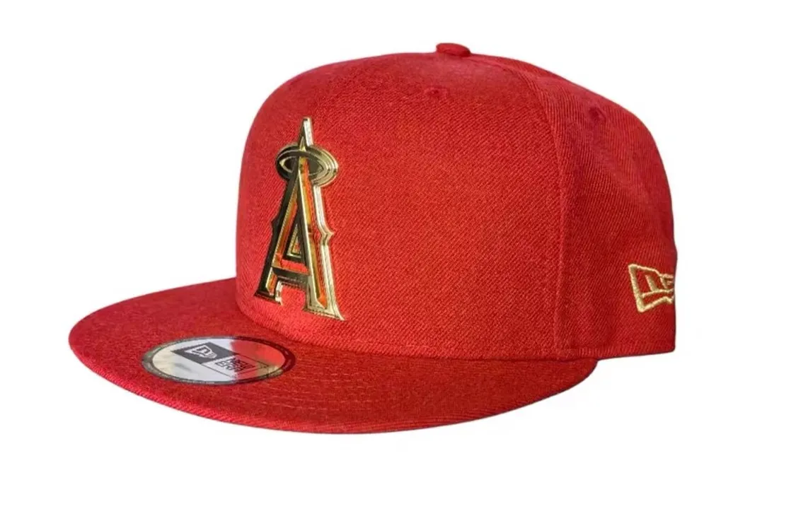 New Era Cotton Baseball Caps Unisex Red