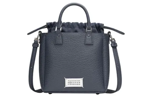 Maison Margiela 5AC Calfskin Handbag, Shoulder Bag Women's Haze Blue
