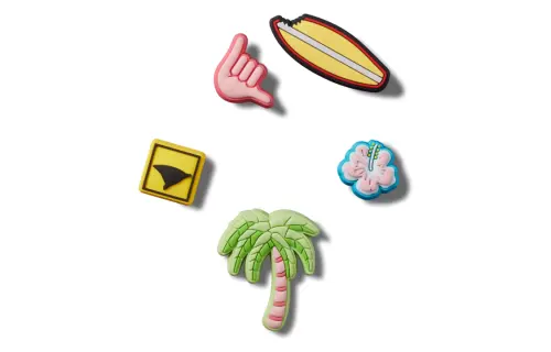 Crocs Jibbitz Surfing charms (set of five)