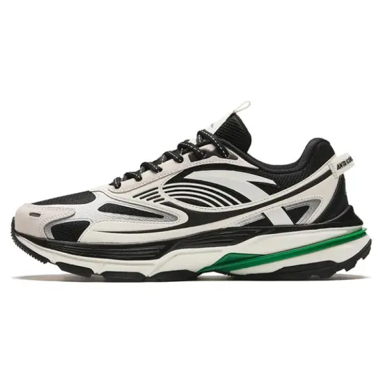 ANTA Walker Casual Shoes Men Low-Top Black White