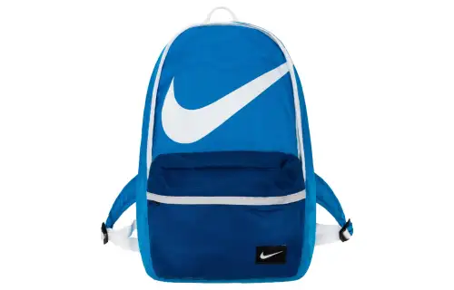 Nike Polyester Backpack Regular Men's Blue