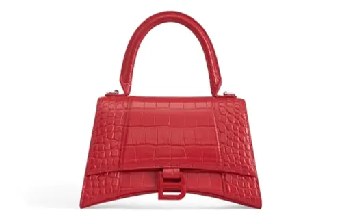 Balenciaga Cow Leather Shoulder Bag, Crossbody Bag, Handbag Small Women's Red