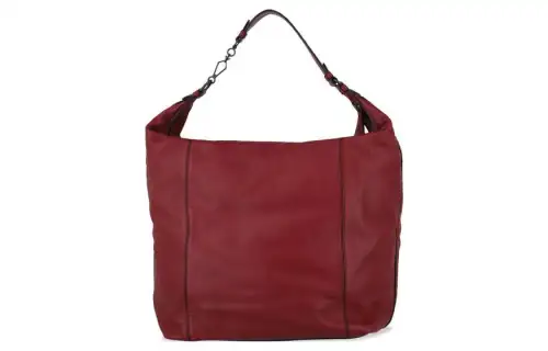 Bottega Veneta Leather Handbag, Shoulder Bag Women's Burgundy