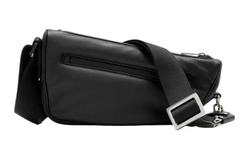 Burberry Smooth Calfskin Shoulder Bag, Crossbody Bag Men's Black