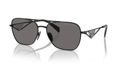 Prada triangle-logo pilot sunglasses