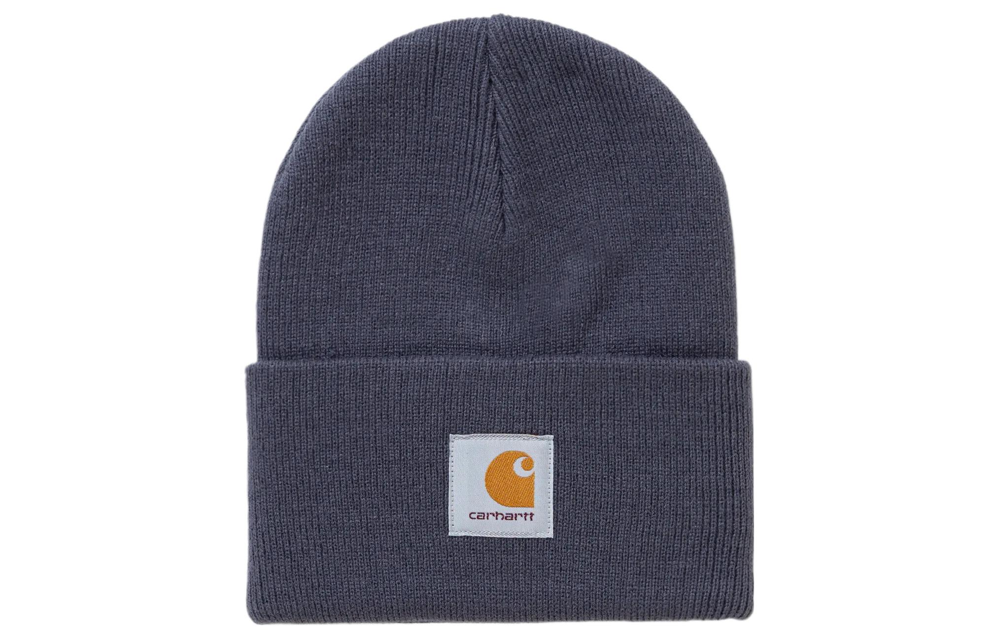 Шапка Carhartt WIP Logo (темно-синяя)
