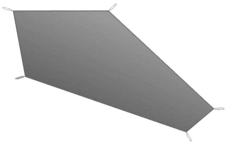 Футпринт Snow Peak SSD-730-1 (серый)