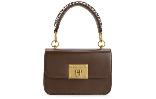 CHARLES&KEITH Pu Small Square Bag, Handbag, Crossbody Bag Small Women's Multicolor