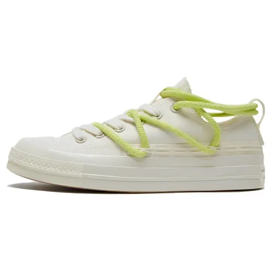 Converse 1970s Canvas Shoes Unisex Low-top White/green
