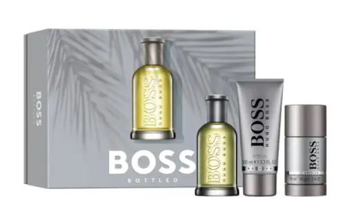 HUGO BOSS Perfume, fresh set, shower gel, antiperspirant, Birthday gift, 3 piece set, 50 ml, 100 ml, 75g