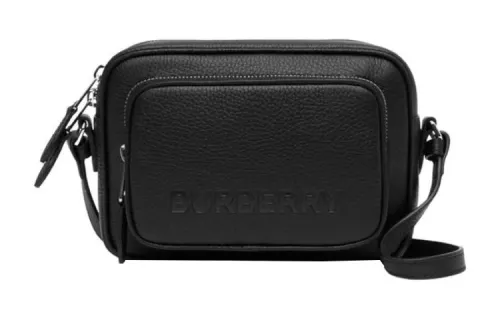 Burberry Leather Shoulder Bag, Crossbody Bag Women's Black
