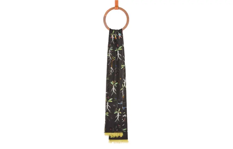 LOEWE Knit Scarves Unisex Multicolor