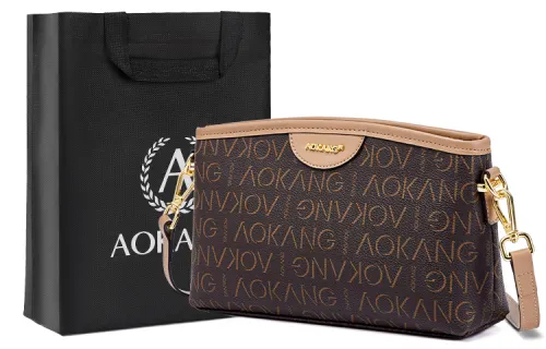 AOKANG PVC Small Square Bag, Crossbody Bag, Shoulder Bag, Shoulder Bag, Mom Bag Medium Women's Multicolor