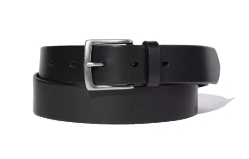 UNIQLO Two Tone Patchwork Pin Buckle Leather Belts Men's Brown/Black Width 3.5cm
