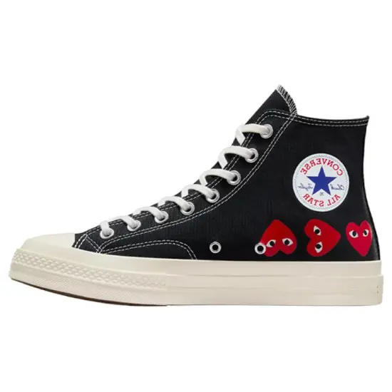 Converse Chuck Taylor All Star 70 Hi Comme Des Garcons PLAY Multi-Heart Black