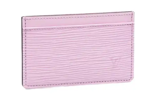 LOUIS VUITTON Epi Leather Card Holder Women's Pink