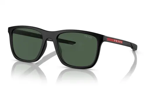 PRADA Rectangular Sunglasses Men's Black