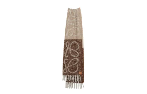Loewe Anagram Fringed Scarf