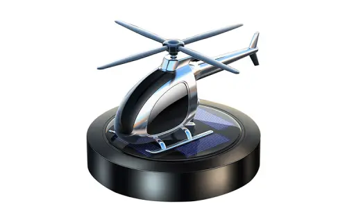 Aromatherapy for auto solar-powered, helicopter, airplane, rotating universal perfume