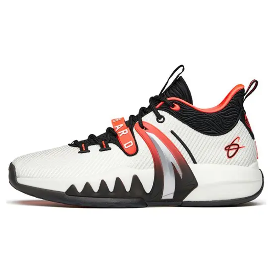 Anta GH2 Gordon Hayward Cushioning Anti Slip And Wear Resistant Support Low Top Basketball Shoes Men's White Red