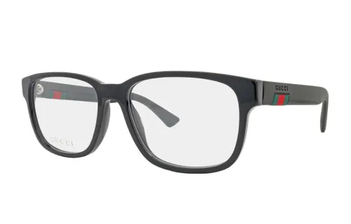 GUCCI Square Eyeglass Frames Men's Black