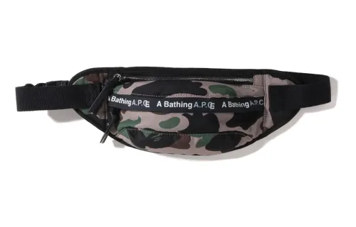 A BATHING APE × A.P.C Collaboration Polyester Sling Bag, Fanny Pack Unisex Brown