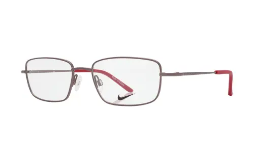 Nike Metal Irregular Shape Eyeglass Frames Unisex Bronze