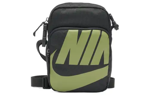 Nike Heritage Polyester Shoulder Bag, Crossbody Bag Small Unisex Green