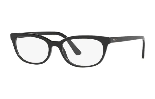 PRADA Acetate Cat Eye Eyeglass Frames Unisex Black