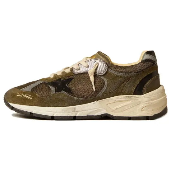 Golden Goose Women's Dad-Star 'Military Green Black'